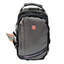 Ver imagem 1 de Mochila Casual 18" Notebook Trava Cadeado - Cinza - Kimtino