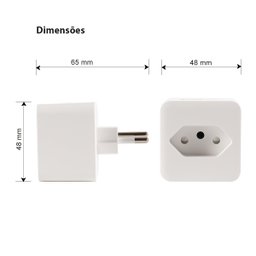 Tomada Inteligente Smart Wi-fi Alexa e Google Home Margirius Cor:branco - 3
