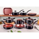 Ver imagem 5 de Jogo de Panelas Tramontina Turim 10 Peças Preto em Alumínio Antiaderente Starflon Max