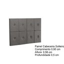 Ver imagem 2 de Painel de Cama Solteiro 0,90 Ferrari Cor Cinza
