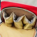 Ver imagem 4 de Mochila Maternidade Multifuncional Moderna e Térmica:Vermelho