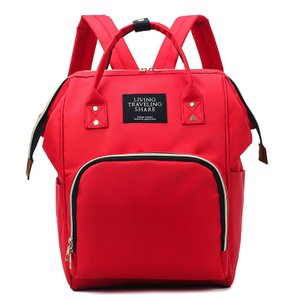 Mochila Maternidade Multifuncional Moderna e Térmica:Vermelho