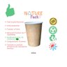 250un Copo Papel Biodegradável Térmico Água Café 200ml Kraft - 2