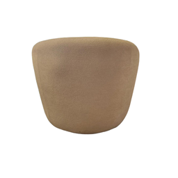 Poltrona Giratória Decorativa Tecido Boucle Bege Isofá Móveis - 5