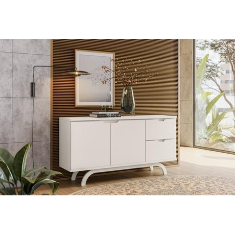 Balcão Buffet Vicenza 100% Mdf Off White