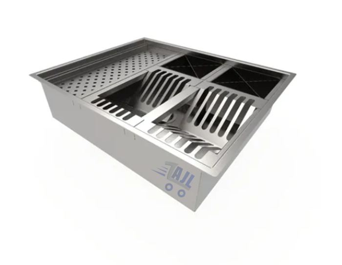 Cesto Lixeira Pia Cozinha Embutir 5L C/ Escorredor Inox - 2