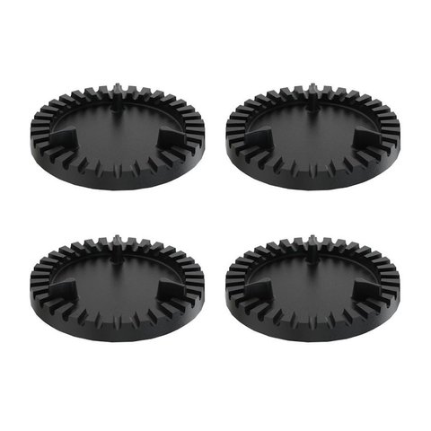 Kit 4 Espalha Chama de Fogão Queimador Duplo Ferro 8,5cm
