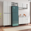 Ver imagem 3 de Kit de Cozinha Completo 230cm Vanessa 3 Peças Ajl Móveis:branco