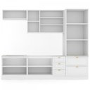Ver mais imagens de Cozinha Completa Orlando 10 Portas 5 Gavetas 100% Mdf Americana Branco - Panorama Móveis