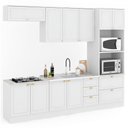 Ver imagem 3 de Cozinha Completa Orlando 10 Portas 5 Gavetas 100% Mdf Americana Branco - Panorama Móveis