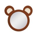 Ver imagem 1 de Espelho Decorativo Infantil 43x44cm Urso Freijó/ Marrom