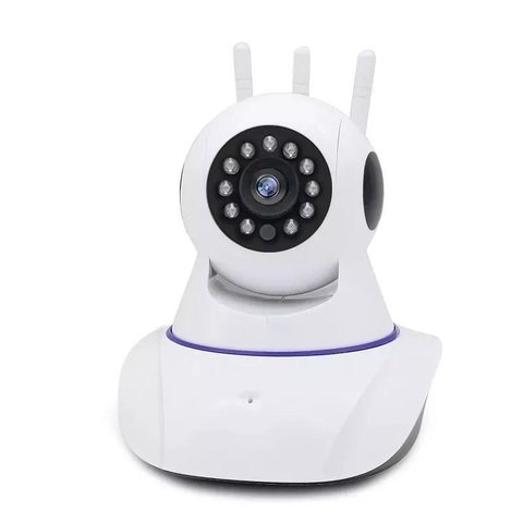 Câmera Ip Monitoramento Wifi 3 Antenas Onvif