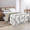 Edredom Queen Size Avulso 100% Algodão Malha Coberdrom Cobertor Manta Grosso Micro Blossom - 2