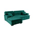 Ver imagem 6 de Sofá Orlando 2.20x1.90m com Chaise, Retrátil e Reclinável - Verde
