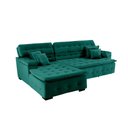 Ver mais imagens de Sofá Orlando 2.20x1.90m com Chaise, Retrátil e Reclinável - Verde