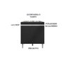 Balcão Cooktop Andreia 4 a 5 Bocas - Moveis Ajl - 2