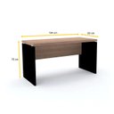 Ver imagem 2 de MESA P/ ESCRITÓRIO 134X60 PANDIN PE40 - NATURALLE M1340PE40