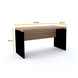 MESA P/ ESCRITÓRIO 134X60 PANDIN PE40 - NATURALLE M1340PE40 - 2