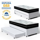 Ver imagem 3 de Cama Box com Colchão de Espuma D45 Pillow In Anjos Ortoconfort + Auxiliar Unique Solteiro 88cm