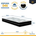 Ver imagem 7 de Cama Box com Colchão de Espuma D45 Pillow In Anjos Ortoconfort + Auxiliar Unique Solteiro 88cm