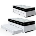 Ver imagem 1 de Cama Box com Colchão de Espuma D45 Pillow In Anjos Ortoconfort + Auxiliar Unique Solteiro 88cm