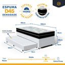 Ver imagem 6 de Cama Box com Colchão de Espuma D45 Pillow In Anjos Ortoconfort + Auxiliar Unique Solteiro 88cm