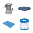 Ver imagem 1 de Kit Filtro 1.250 Litros/Hora + Capa 305 Estrutural + Forro Intex - 110v