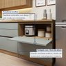 Cozinha Completa Modulada 9 Peças 11 Portas 8 Gavetas com Rodapé Norten - 12