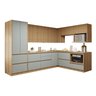 Cozinha Completa Modulada 9 Peças 11 Portas 8 Gavetas com Rodapé Norten - 2