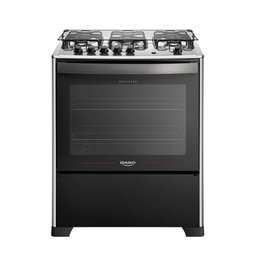 Fogão 5 Bocas Preto com Mesa Inox Dako Magister Grill Bivolt - 1