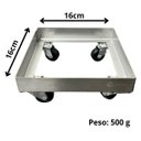 Ver imagem 6 de Suporte para Botijão de Gás em Inox 304 Profissional Cozix