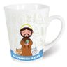Caneca De Porcelana Allmix Estampa São Francisco de Assis 290 ML Branco - 3