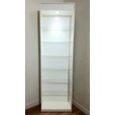Ver imagem 6 de Kit 2 Gôndola Lojas Estante Expositor Vidro LED na Cor Branca