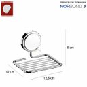 Ver imagem 2 de Porta Sabonete Saboneteira Fixação Adesivo sem Furo Future