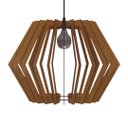 Ver imagem 1 de Luminária Teto tipo Pendente SIDNEY MDF - Completa - Cor: Marrom