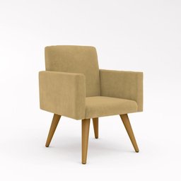 Kit 03 Poltronas Decorativa Sala Balaqui Decor Cor:capuccino - 4