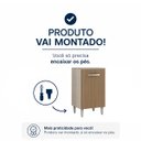 Ver imagem 7 de Balcão Multiuso Cozinha 1 Porta 40 cm Modulado MDF Montado