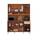 Ver imagem 6 de Combo de Móveis de Cozinha Itafriz 8 Portas 1 Gaveta MDP-MDF 150cm Off White Itatiaia