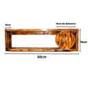 Ver imagem 5 de Relógio de Parede com Nicho em Madeira Sudeste Rústico