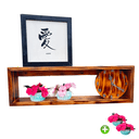 Ver imagem 1 de Relógio de Parede com Nicho em Madeira Sudeste Rústico