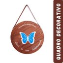 Ver imagem 2 de Quadro Decorativo Borboleta Rustica Cantinho do Churrasco