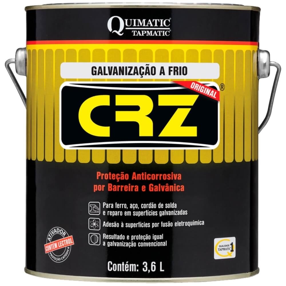 CRZ Galvanização a Frio 3,6 Litros - DB3 - TAPMATIC | MadeiraMadeira