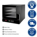 Ver imagem 2 de Forno Turbo Digital Elétrico Saro com 4 Esteiras 70l 220v Ftd22