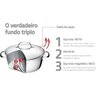 Caldeirão Tramontina 18cm Inox Fundo Triplo Allegra - 5