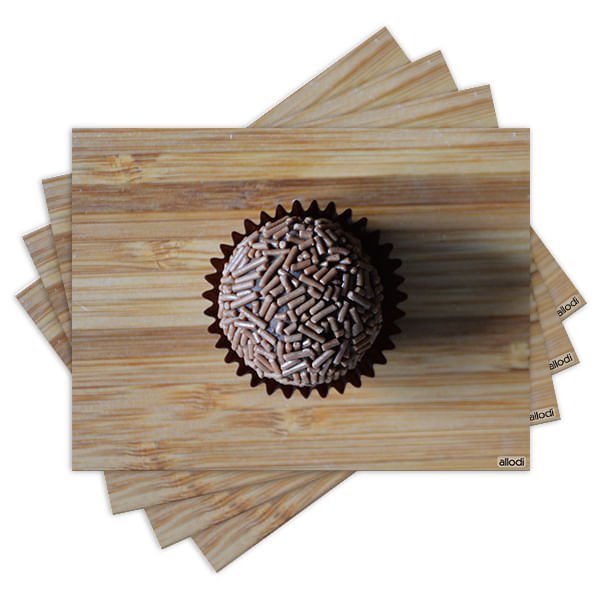 Jogo Americano com 4 peças - Brigadeiros - 1644Jo - 1