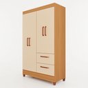 Ver imagem 2 de Guarda-Roupas Brilho 100% MDF 4 Portas 2 Gavetas