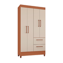 Ver imagem 3 de Guarda-roupas Brilho 100% Mdf 4 Portas 2 Gavetas