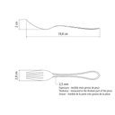 Ver imagem 3 de Garfo de Mesa Tramontina Italy em Aço Inox Tramontina