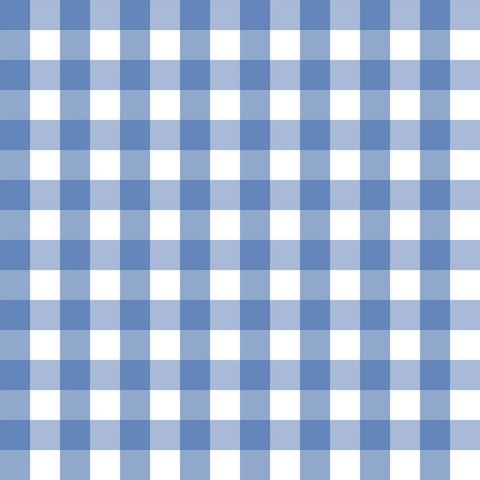 Papel de Parede Doce Estilo Xadrez Azul 82175