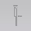 Ver imagem 3 de Rodapé PVC Edge Branco Boleado 10cmX13mmX2.00 M